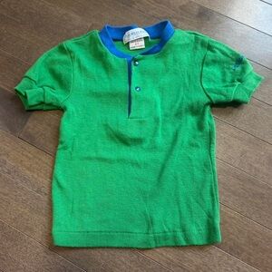 Kids Shirt in Green and Blue